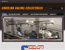 Tablet Screenshot of carolinaracingcollectibles.com